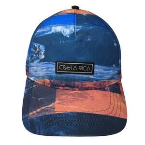 Costa Rica Strapback 5 Panel Cap Multi One Size Adjustable Outdoor Poly Morpho